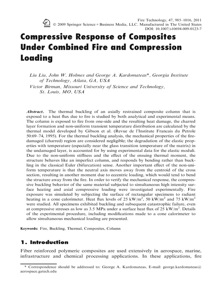 Combined Fire Compression | PDF
