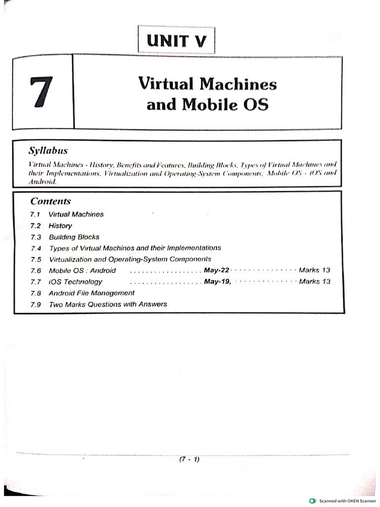 OS unit-5 | PDF