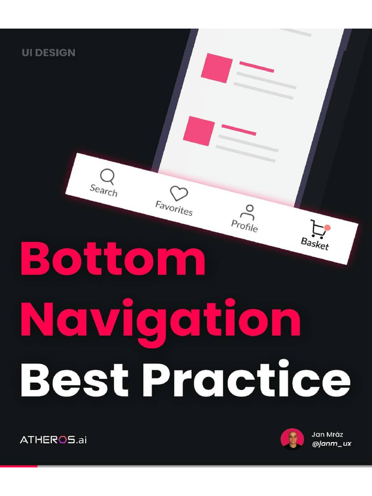 Bottom Navigation Best Practice | PDF