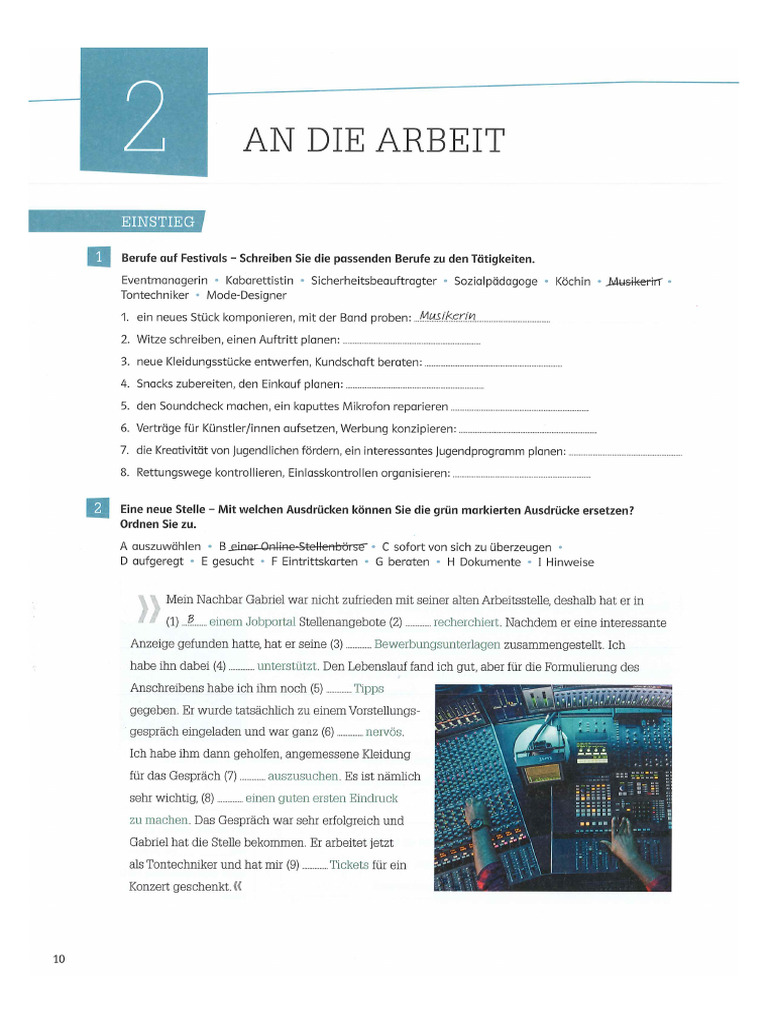 Kap 2 Kontext B2 | PDF