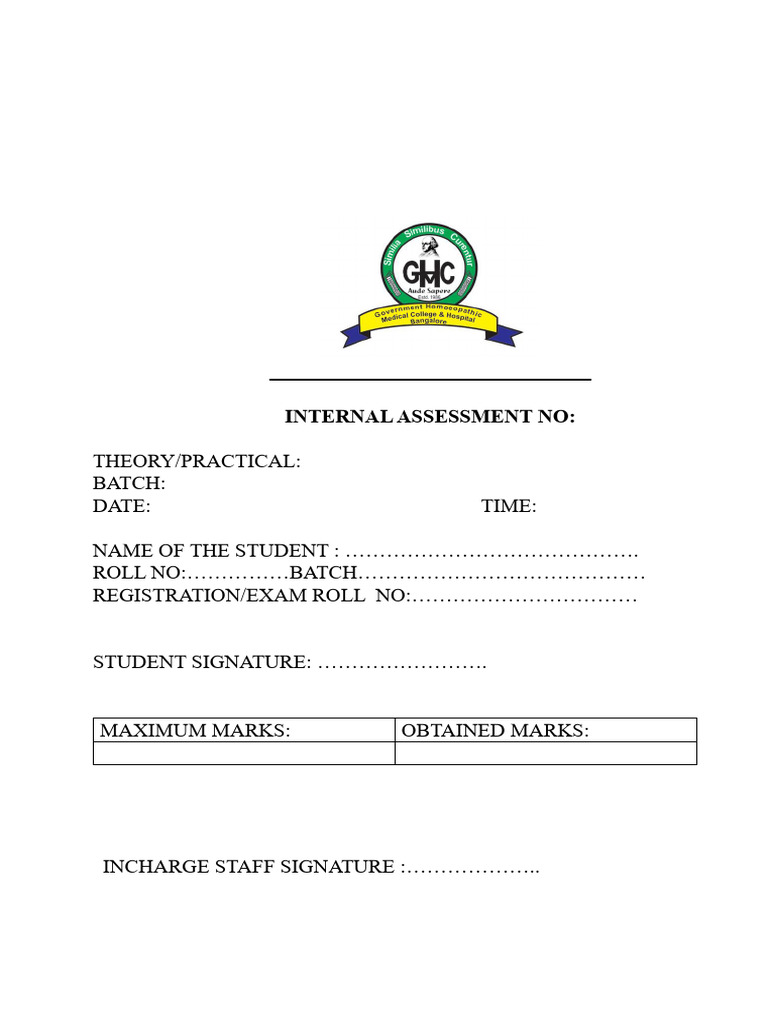 Answer Sheet Format PDF | PDF