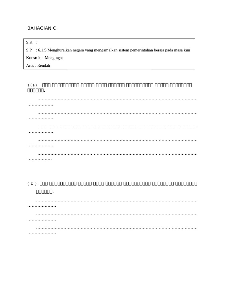 Bahagian c (2) | PDF