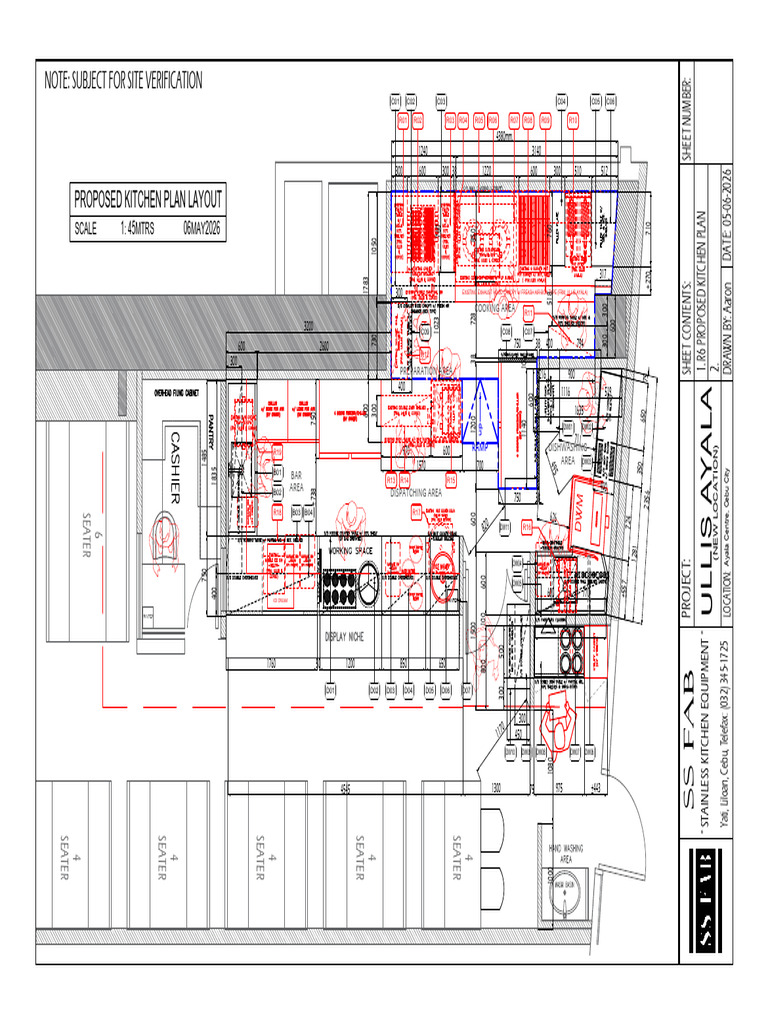 r6 Proposed Kitchen Plan Layout (Ullis-Ayala New Location) 05-06-2026 ...