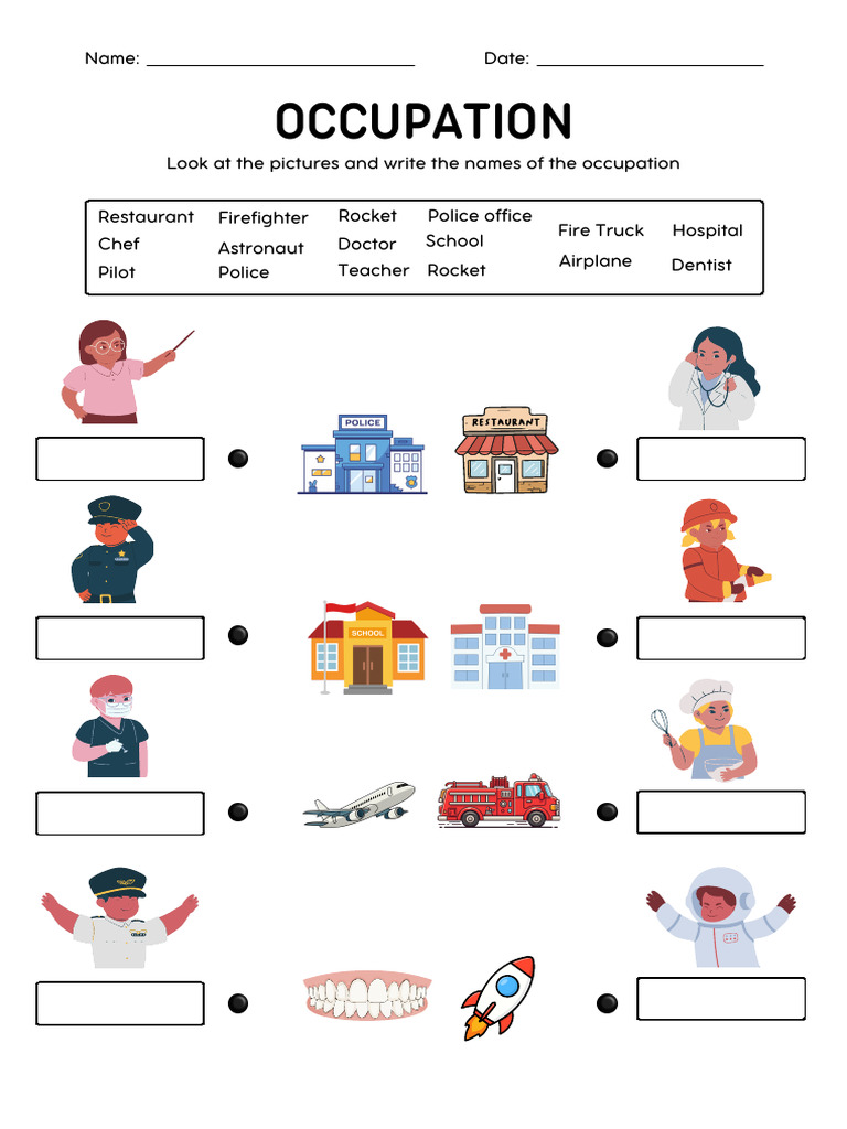 Occupation Worksheet | PDF