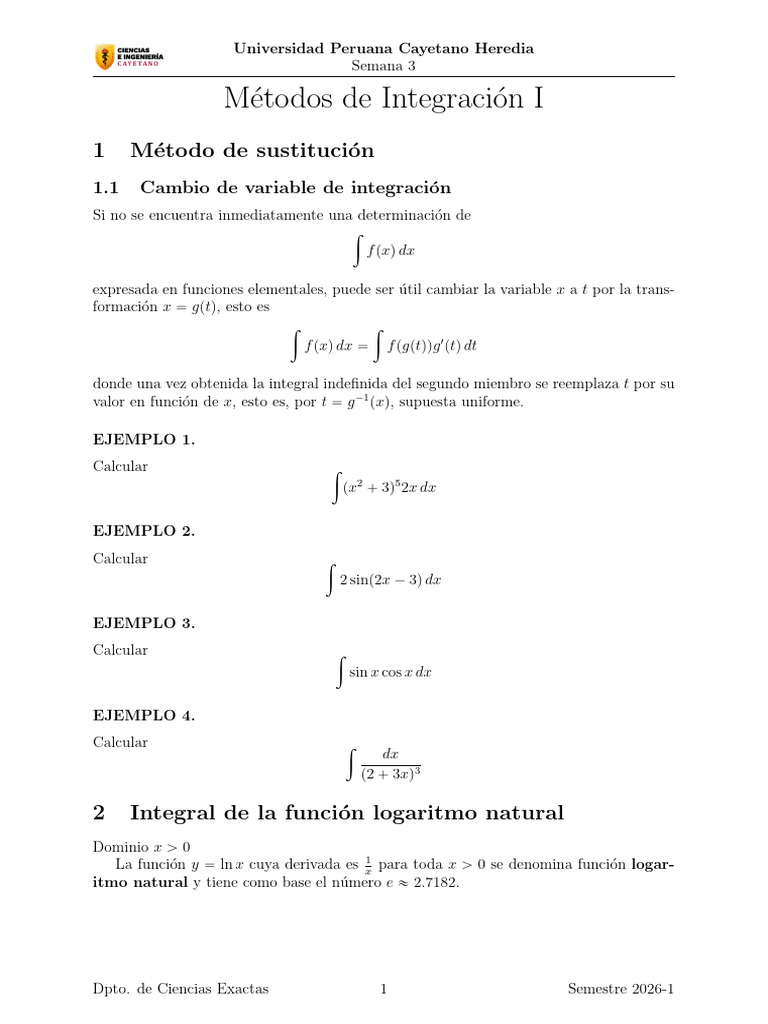 material_CI_26_1 (1) | PDF | Integral | Logaritmo