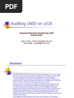 Racf - Auditing Unix On Zos