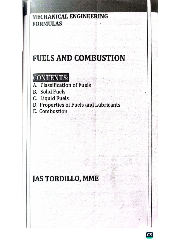Engineering Combustion | PDF