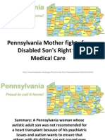 Pennsylvania Mother Fights For Disabled Son's Right To Medical Care