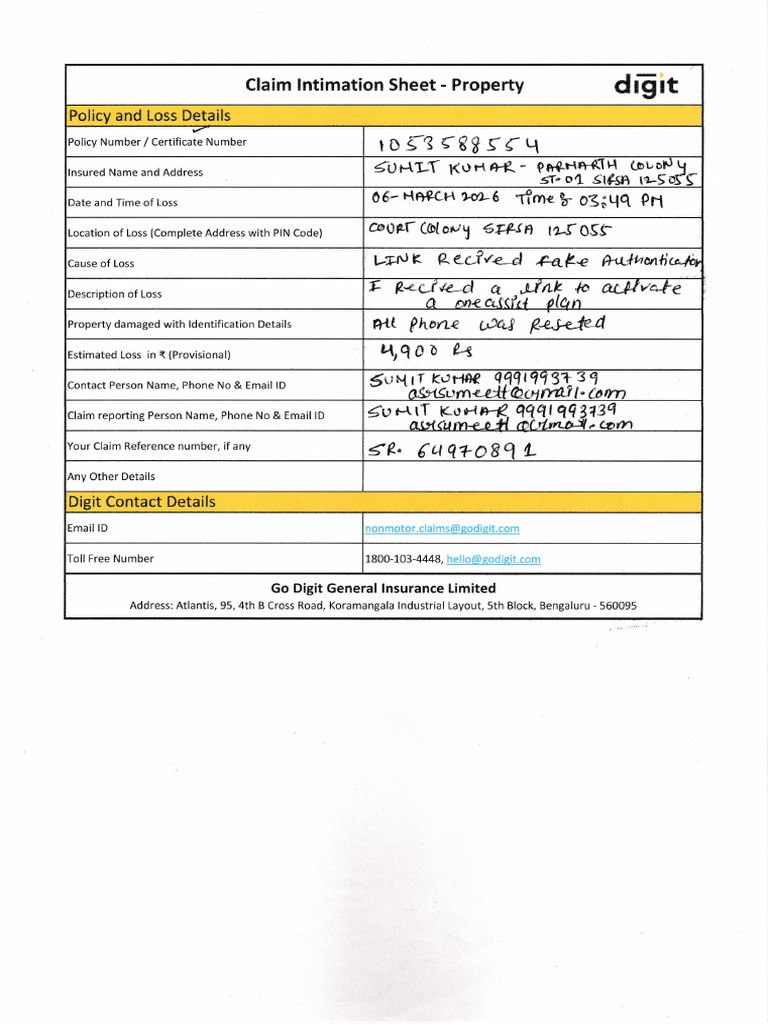 Claim Form (1) | PDF