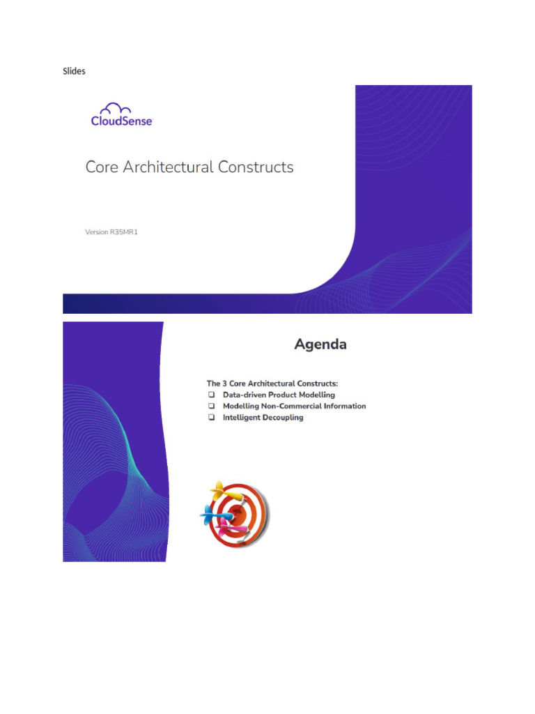 Core Architectural Constructs | PDF
