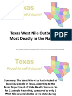 Texas West Nile Outbreak Most Deadly in The Nation