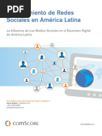 Download El crecimiento de Redes Sociales en Amrica Latina - ConScore 2011 by Social Media  Comunicaciones SN103735665 doc pdf