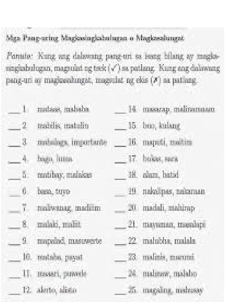 Filipino | PDF