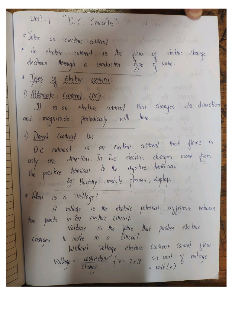 EE Unit 1 | PDF