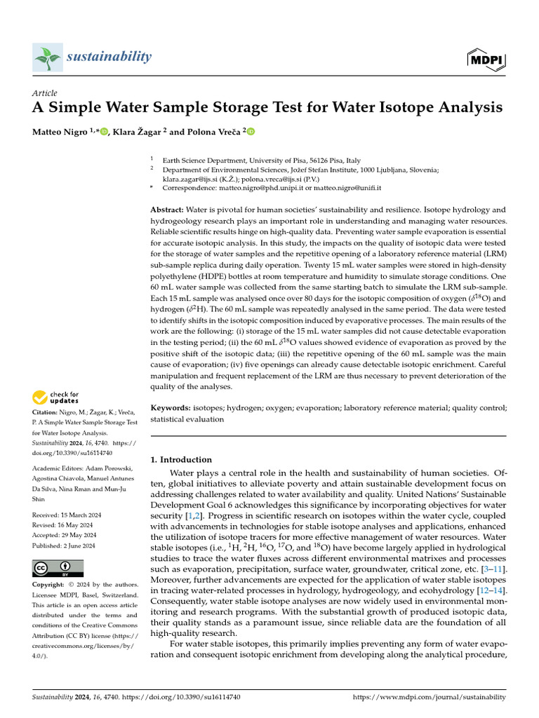 Isotopic Sample Storage | PDF | Errors And Residuals | Linear Regression