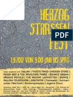 Das Programm Des Herzogstrassenfest 2012 Vom 1. September 2012