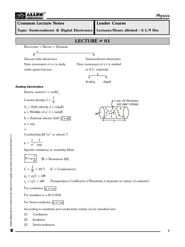 24-Semiconductor and digital electronics | PDF | Doping (Semiconductor ...