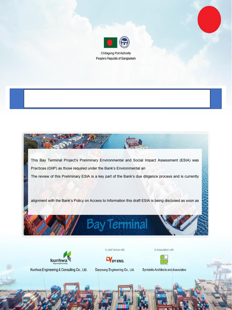 Bay Terminal Project | PDF | Environmental Impact Assessment | Port
