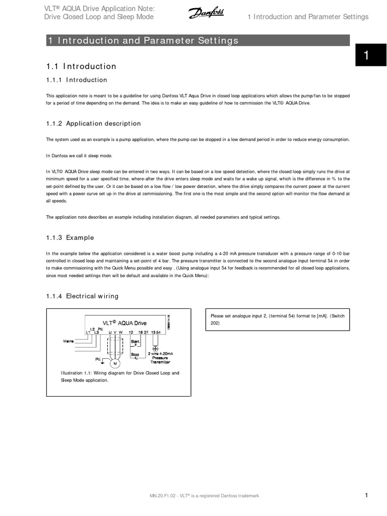 Parameters Setting en-000101 | PDF | Feedback | Pump