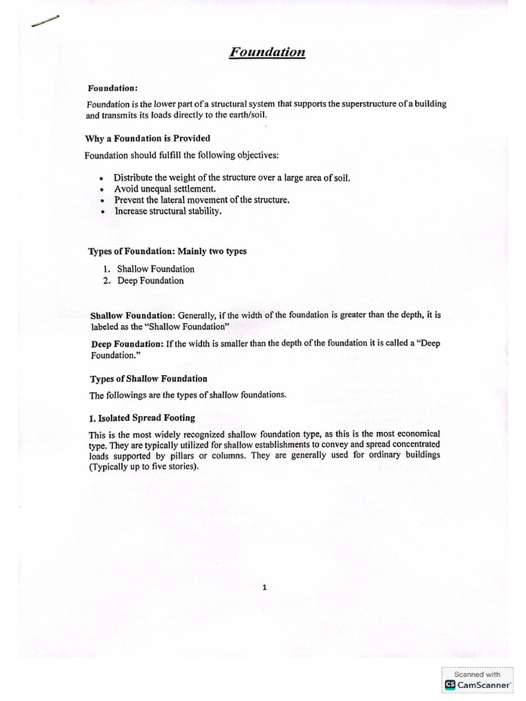 Foundation (1) | PDF