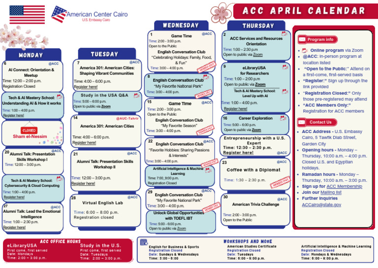 ACC Live Calendar 2026 | PDF | Artificial Intelligence | Intelligence ...