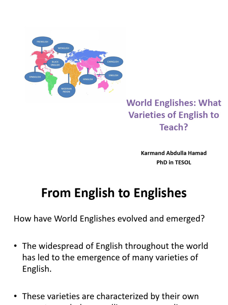 World English in English Language Teaching | PDF | English Language ...