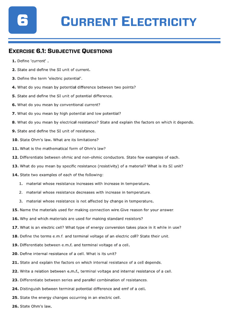Electricity | PDF
