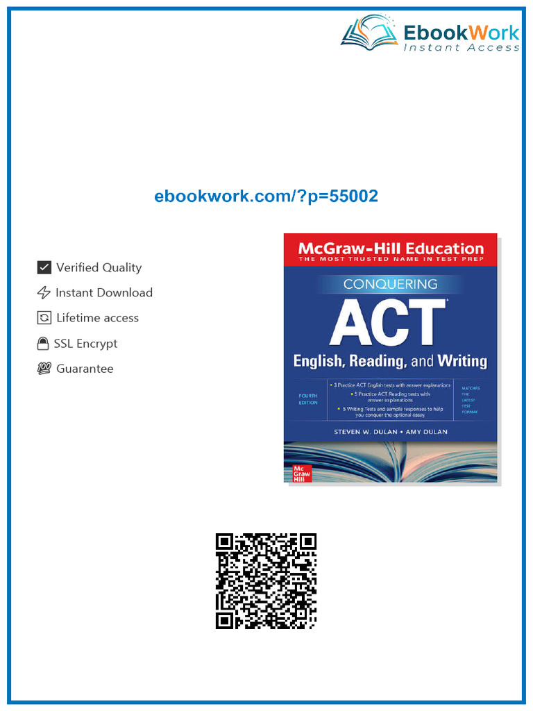 McGraw-Hill Education Conquering ACT English, Reading, and Writing ...