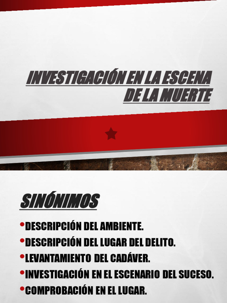 Comparto 'Inv. Escena de La Muerte' Con Usted | PDF | Cadáver ...