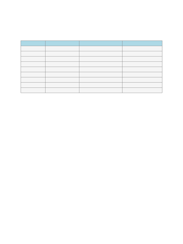 Taekwondo Flexibility Table | PDF | Musculoskeletal System | Limbs ...