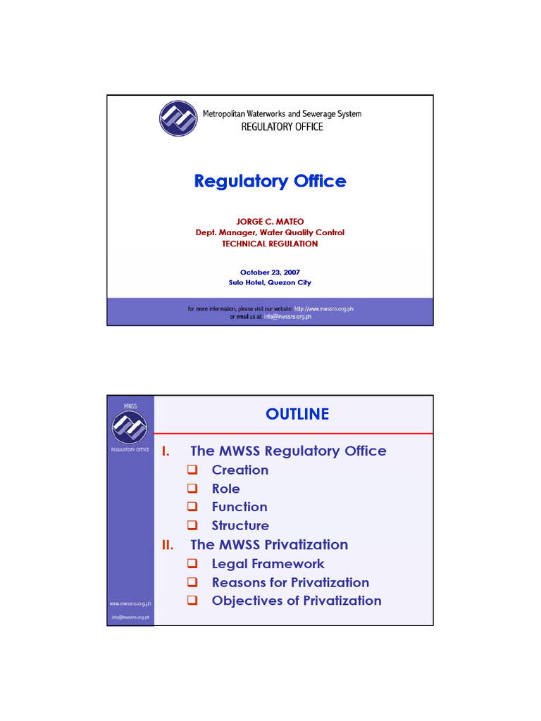6_MWSS | PDF | Sanitary Sewer | Metro Manila