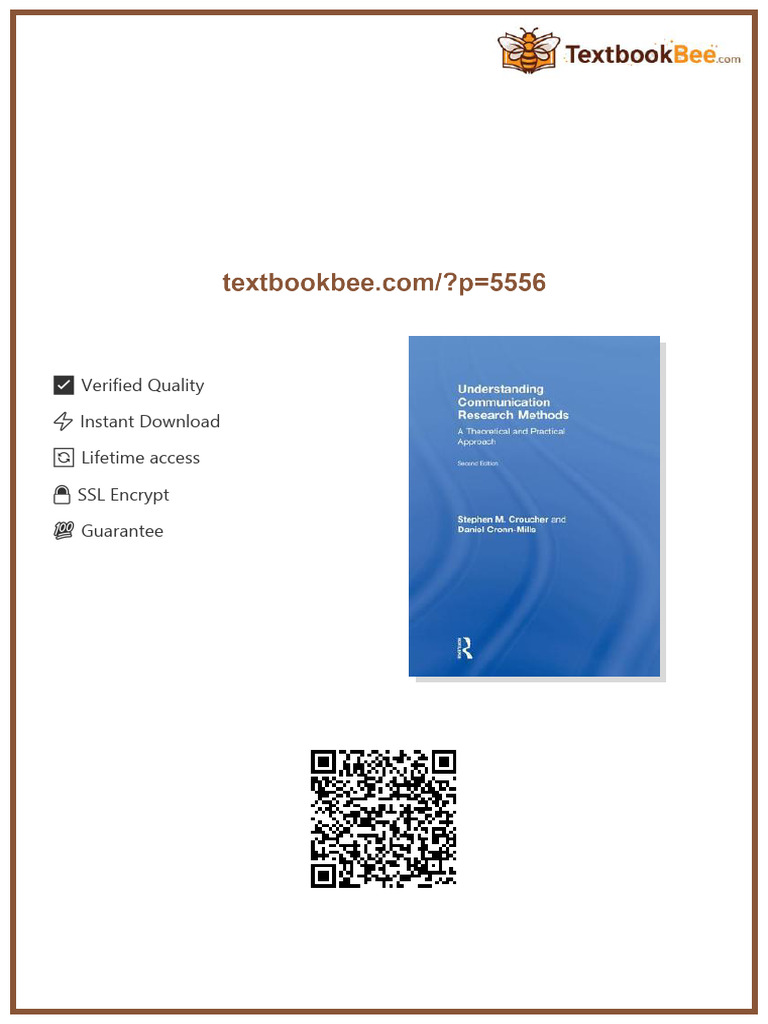 Understanding Communication Research Methods A Theoretical and ...