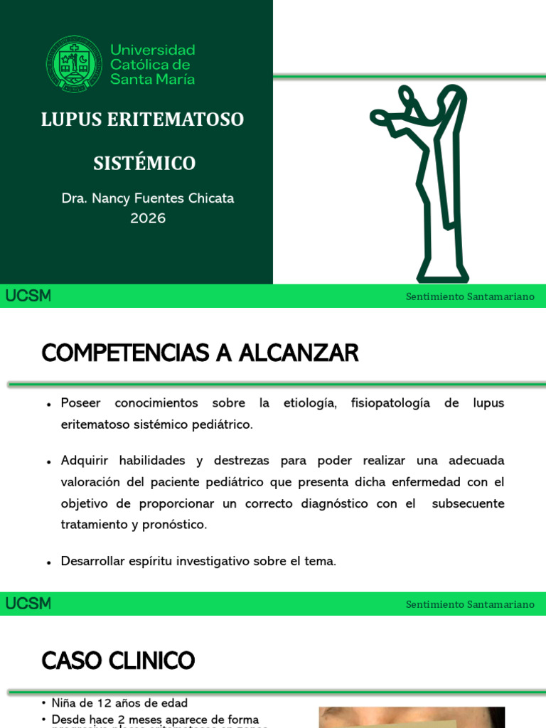 Lupus Eritematoso Sistémico: Dra. Nancy Fuentes Chicata 2026 | PDF ...
