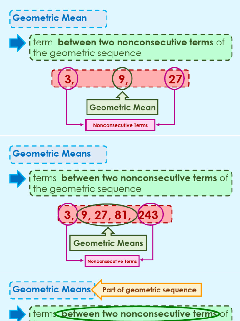 Lesson 2 - Geometric Means | PDF