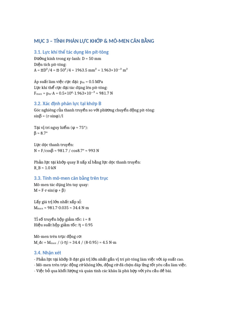 Muc 3 Tinh Luc Momen Nguyen Ly May | PDF
