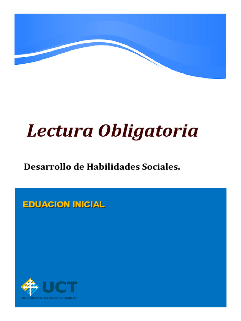SEMANA 1 | PDF | Habilidades sociales | Educación de la primera infancia