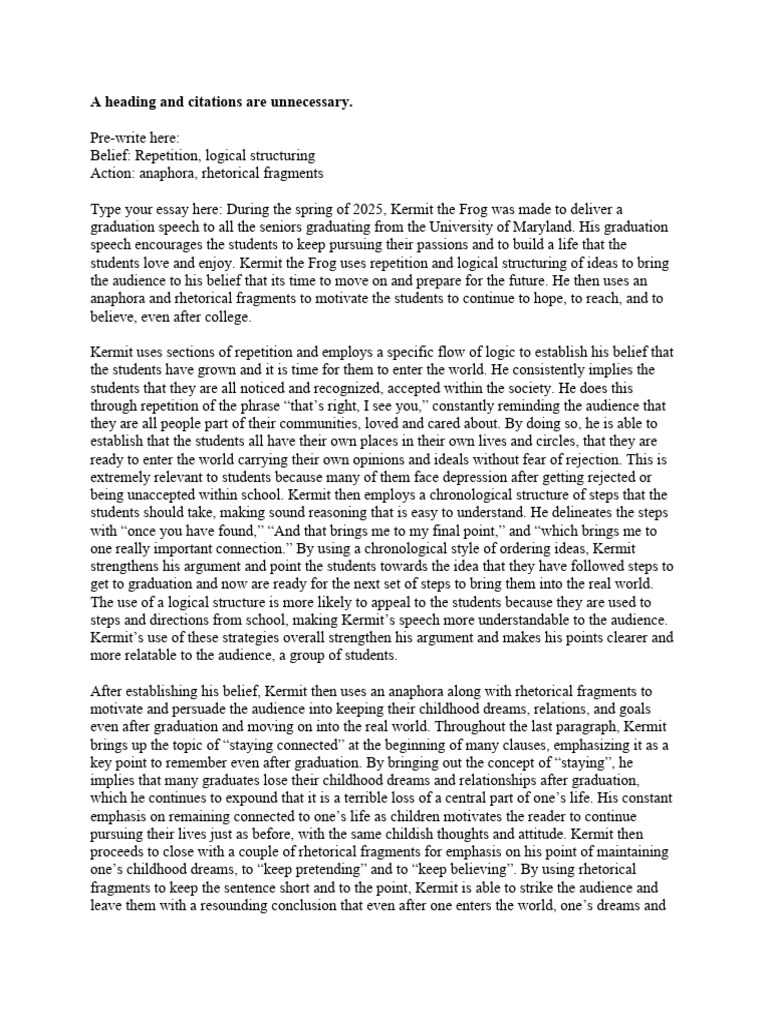 Timed+Write+Blank+Template | PDF | Rhetoric | Argument