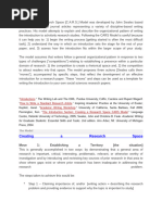 Understanding the CARS Model in Research | PDF | English As A Second Or ...