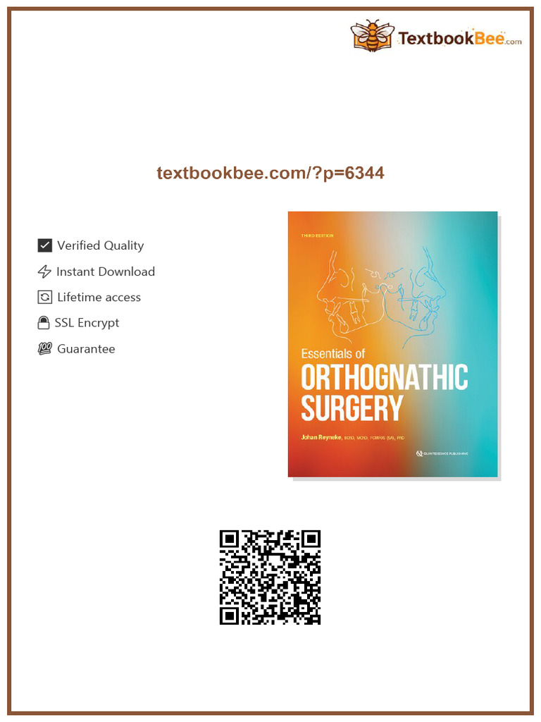 Essentials of Orthognathic Surgery, 3rd Edition Johan P. Reyneke full ...