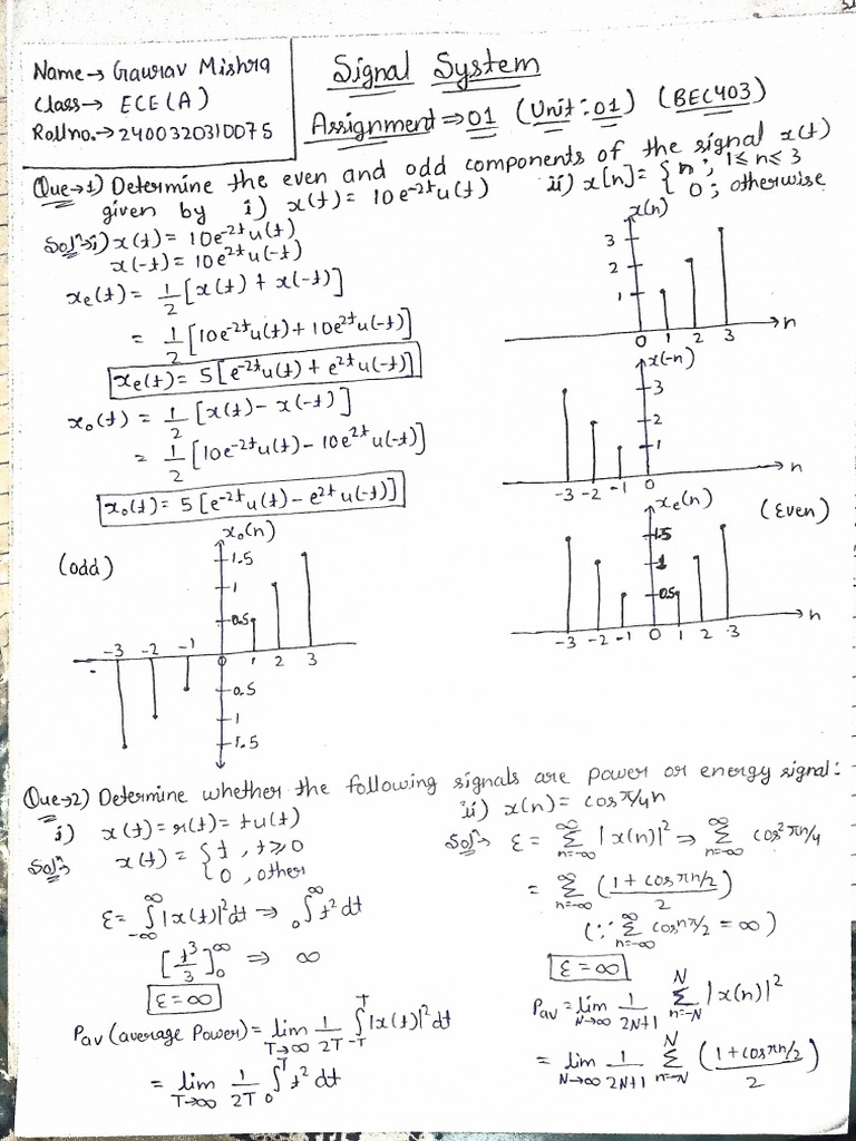 SS Assignment 1 | PDF