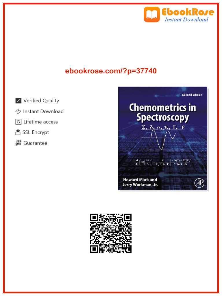 Access Chemometrics in Spectroscopy Second Edition Howard Mark ...