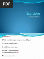 Exercícios