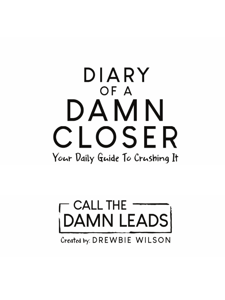 Diary of a Damn Closer - eBook | PDF