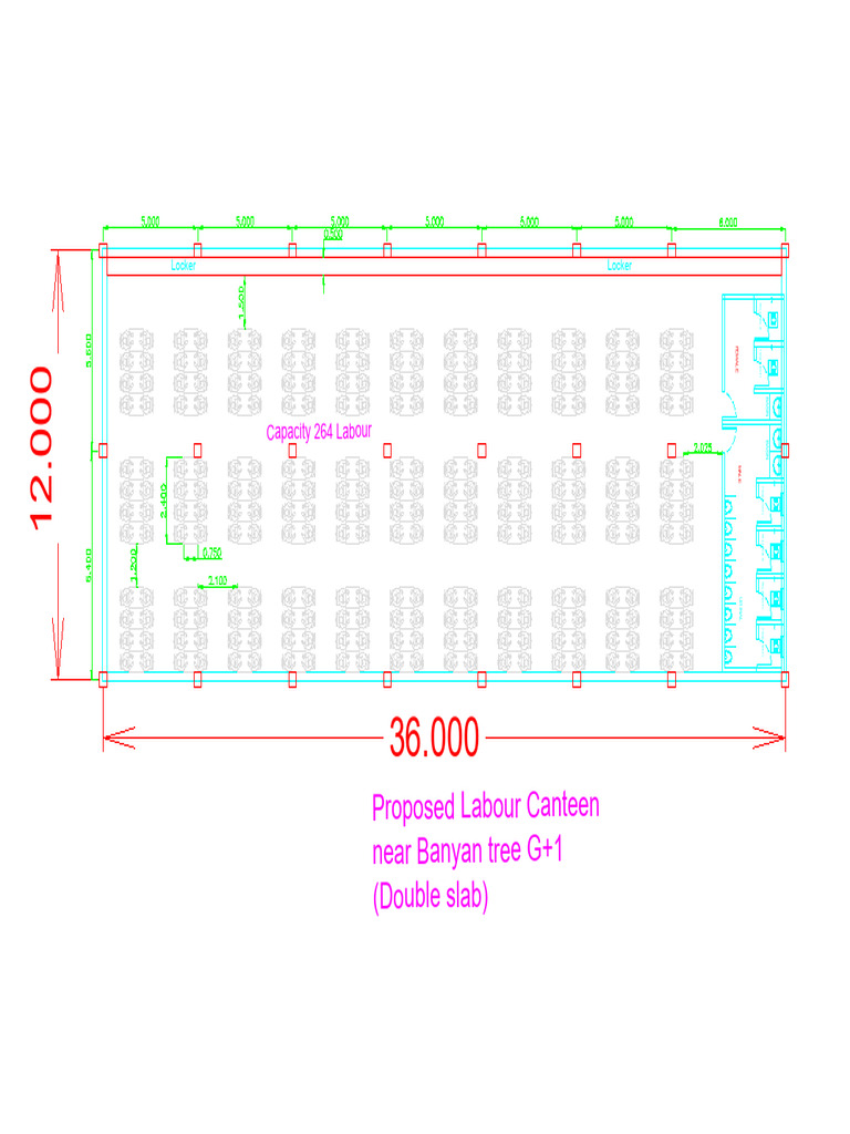 Labour Canteen Layout - DWG 20.3.26 | PDF