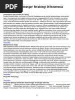 Download Sejarah Perkembangan Sosiologi Di Indonesia Secara Singkat by Indah Cibhy Angelia SN103752037 doc pdf