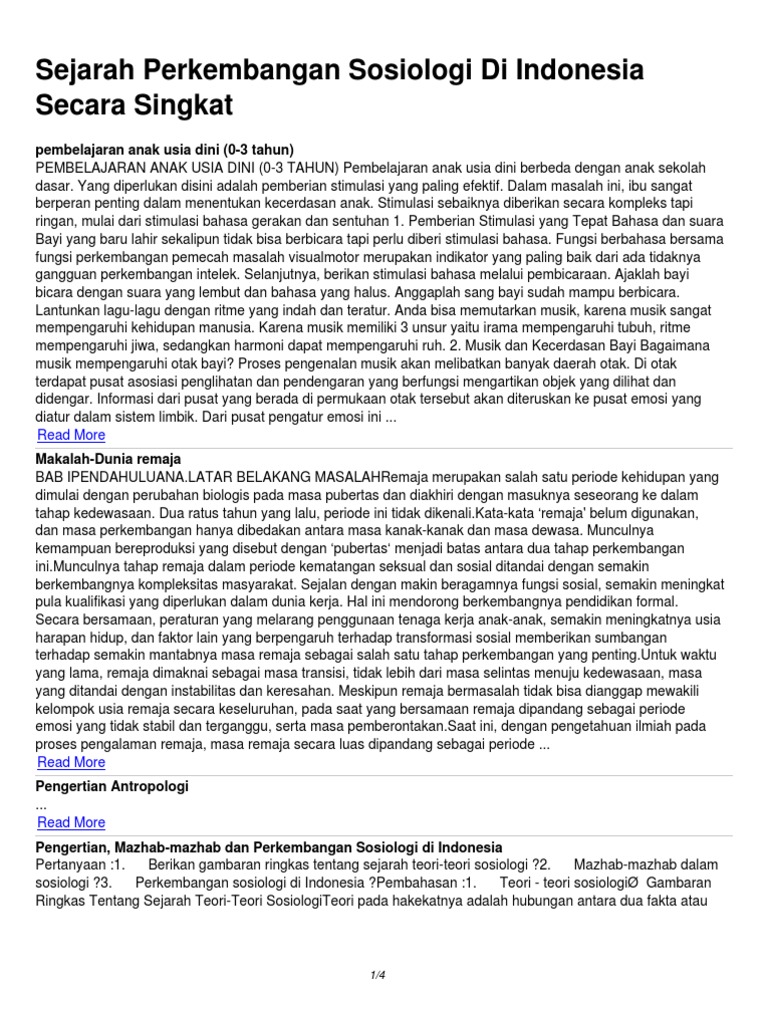 Sejarah Perkembangan Sosiologi Di Indonesia Secara Singkat - 1627067468?v=1