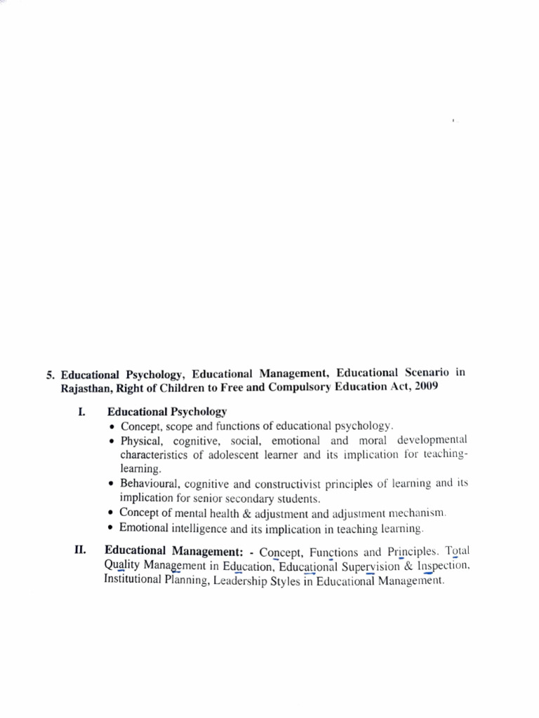 Education Management | PDF | Educational Psychology | Learning