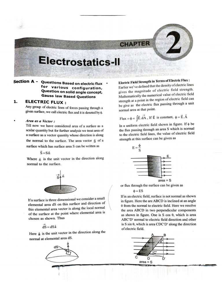Electrostatics - 2 | PDF