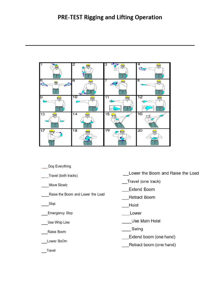 Pre Test Rigging | PDF
