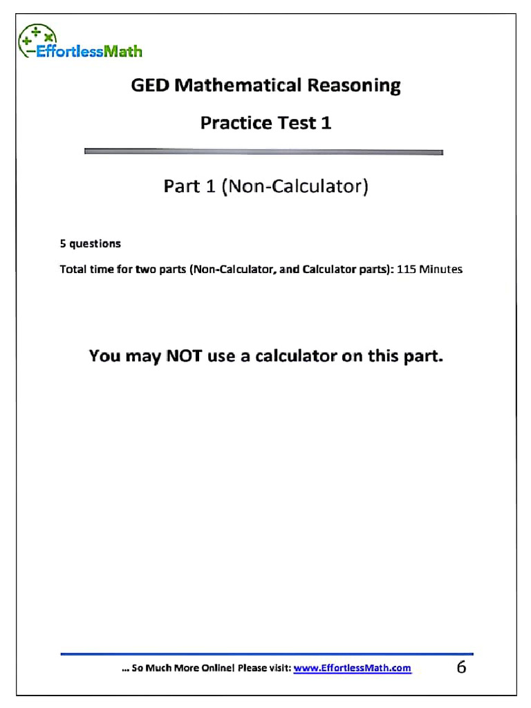 Maths Test | PDF